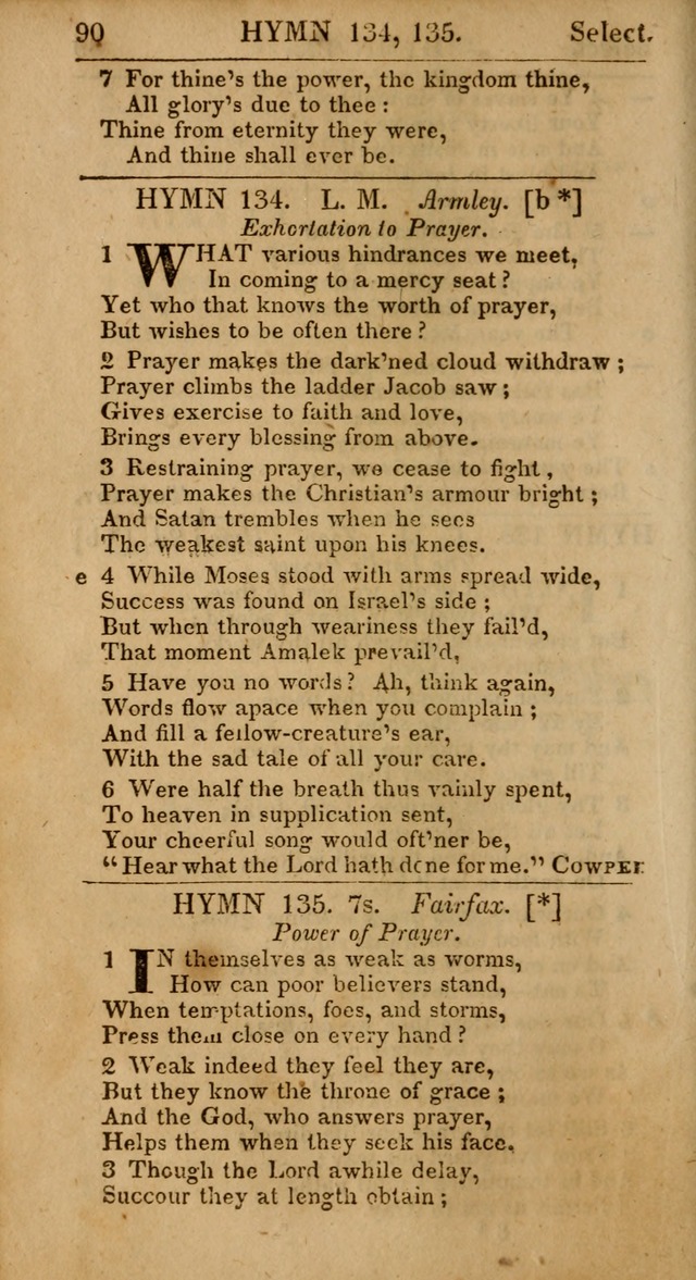 Select Hymns, The Third Part of Christian Psalmody. 3rd ed. page 90
