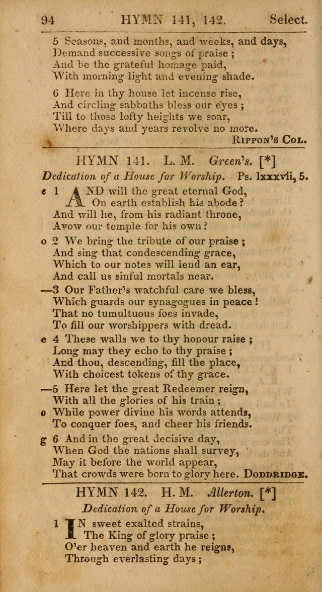 Select Hymns, The Third Part of Christian Psalmody. 3rd ed. page 94