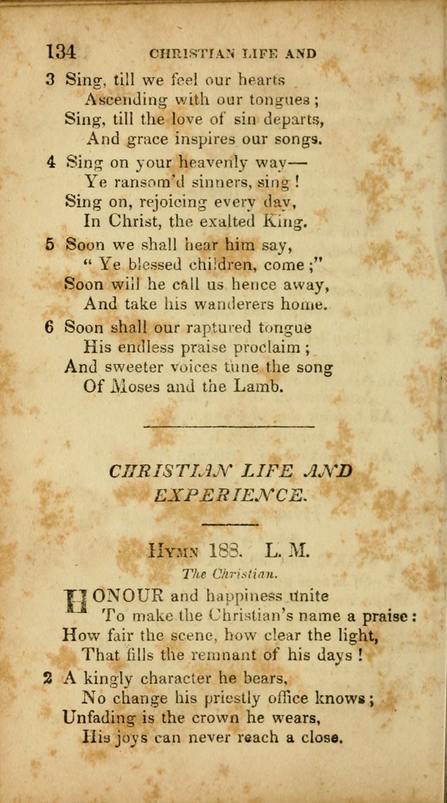 A Selection of Hymns for the Use of Social Religious Meetings and for Private Devotions. 7th ed. page 134