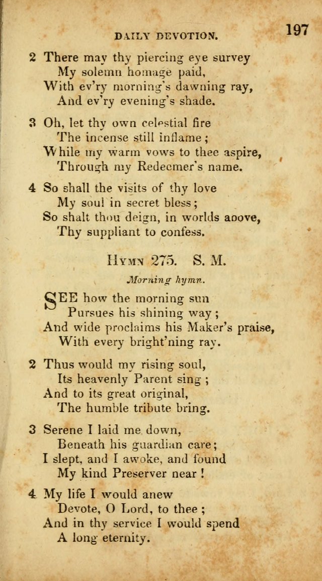 A Selection of Hymns for the Use of Social Religious Meetings and for Private Devotions. 7th ed. page 197