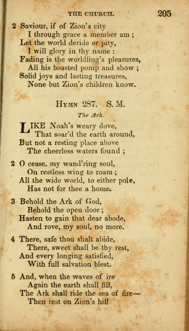 A Selection of Hymns for the Use of Social Religious Meetings and for Private Devotions. 7th ed. page 205