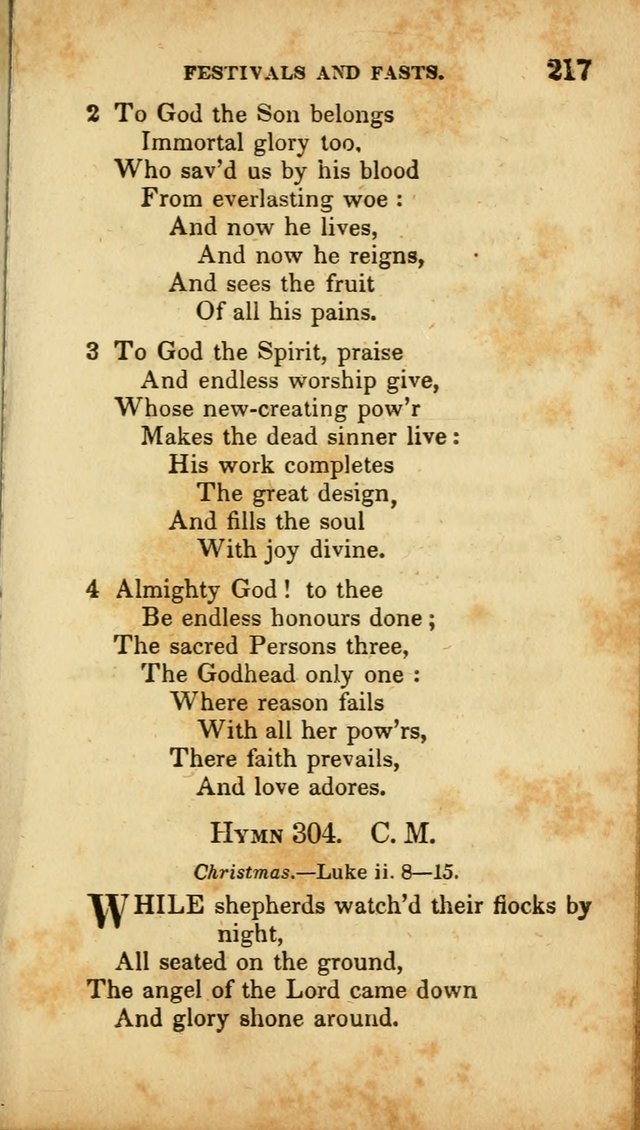 A Selection of Hymns for the Use of Social Religious Meetings and for Private Devotions. 7th ed. page 217