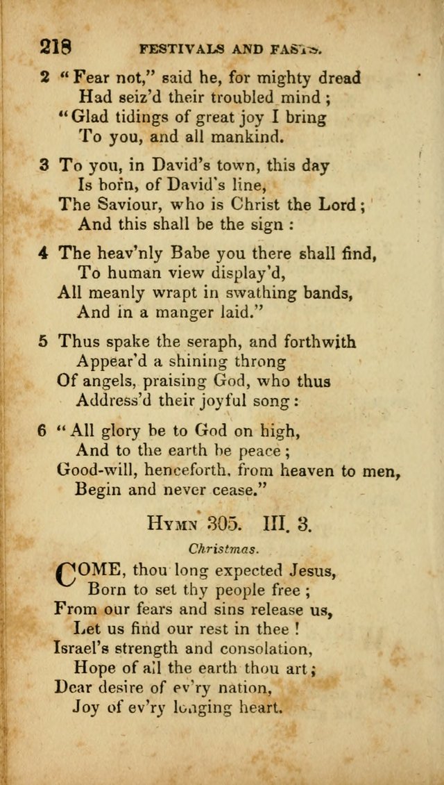 A Selection of Hymns for the Use of Social Religious Meetings and for Private Devotions. 7th ed. page 218