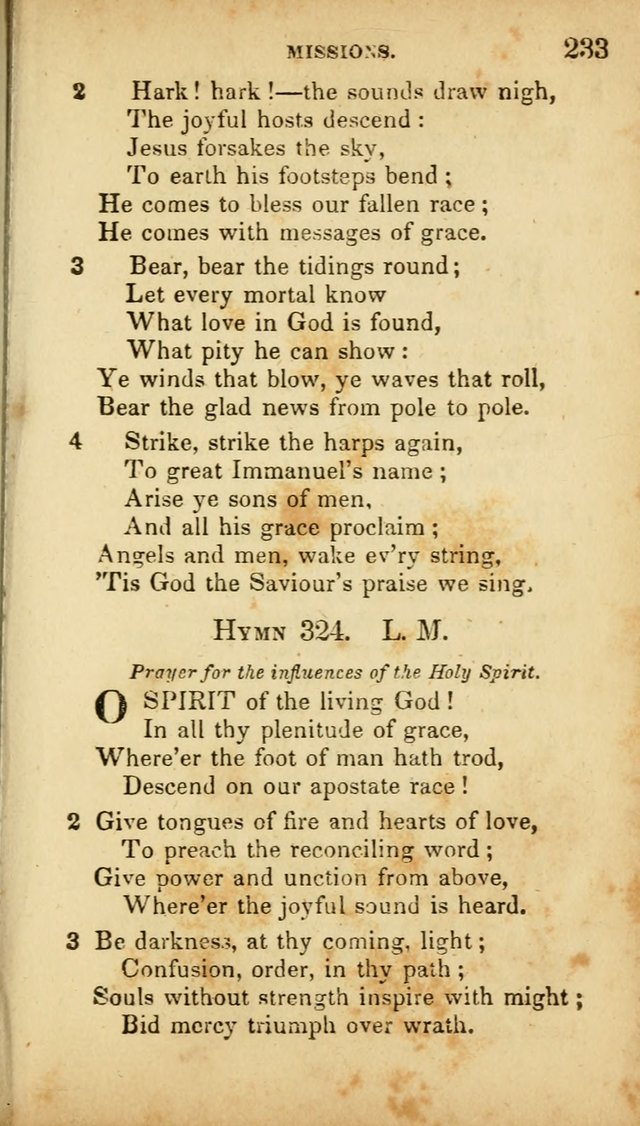 A Selection of Hymns for the Use of Social Religious Meetings and for Private Devotions. 7th ed. page 233