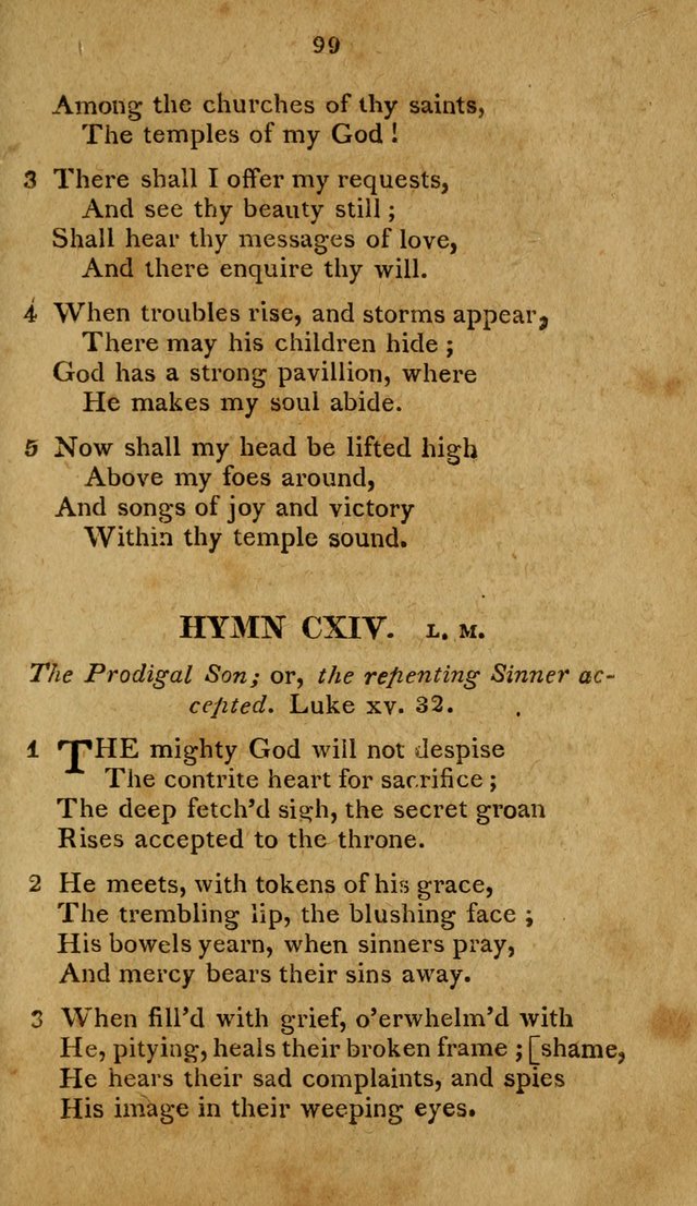 A Selection of Hymns, from Various Authors, Supplementary for the Use of Christians. 1st ed. page 104
