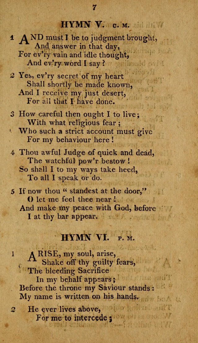A Selection of Hymns, from Various Authors, Supplementary for the Use of Christians. 1st ed. page 12