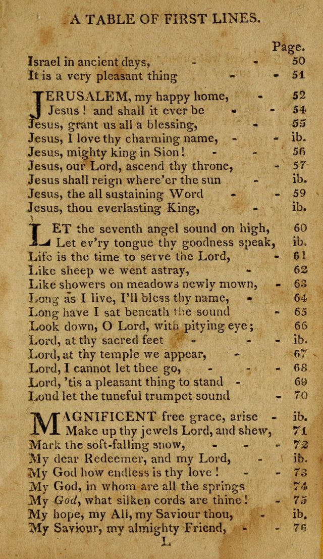 A Selection of Hymns, from Various Authors, Supplementary for the Use of Christians. 1st ed. page 126