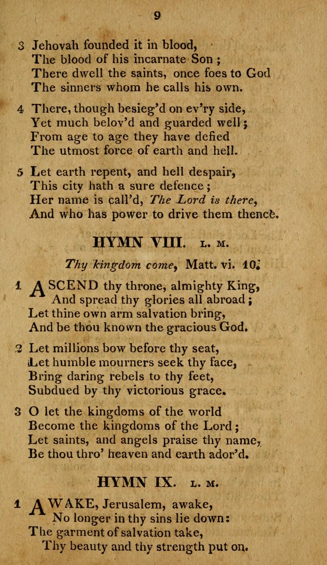 A Selection of Hymns, from Various Authors, Supplementary for the Use of Christians. 1st ed. page 14