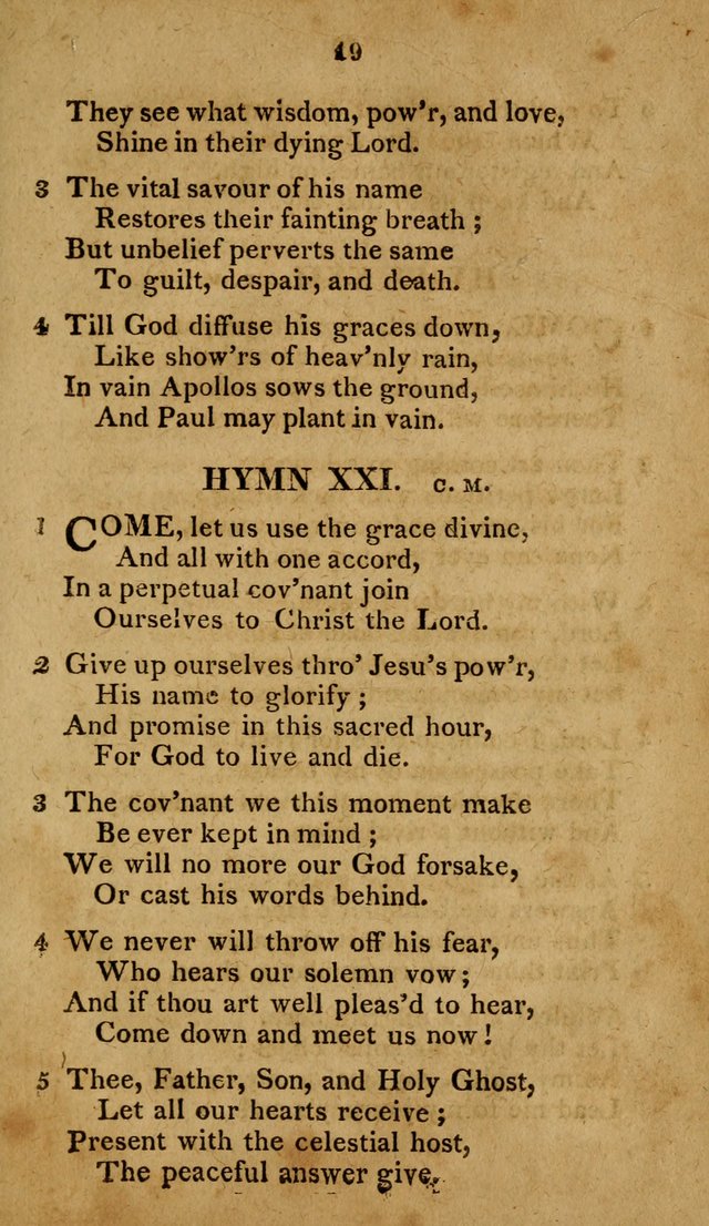 A Selection of Hymns, from Various Authors, Supplementary for the Use of Christians. 1st ed. page 24