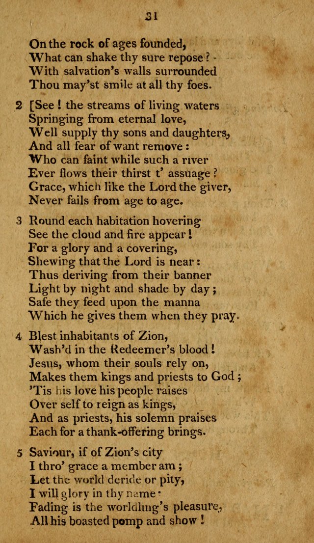 A Selection of Hymns, from Various Authors, Supplementary for the Use of Christians. 1st ed. page 36