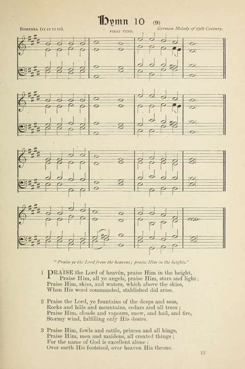 The Scottish Hymnal: (Appendix incorporated) with tunes for use in churches page 13