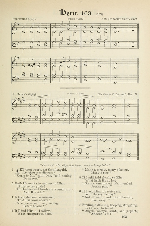 The Scottish Hymnal: (Appendix incorporated) with tunes for use in churches page 205