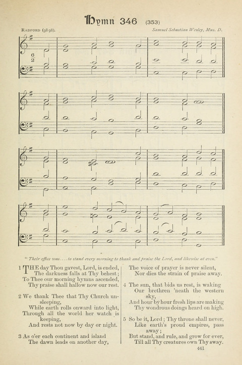 The Scottish Hymnal: (Appendix incorporated) with tunes for use in churches page 443