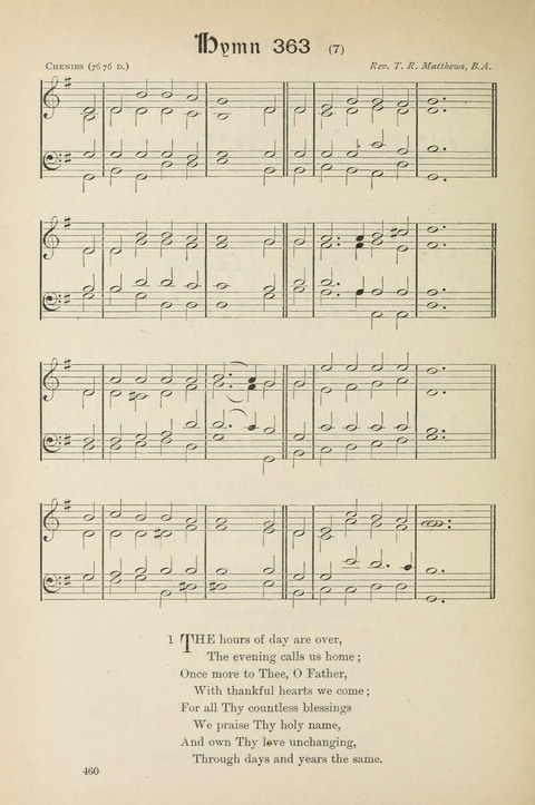 The Scottish Hymnal: (Appendix incorporated) with tunes for use in churches page 462