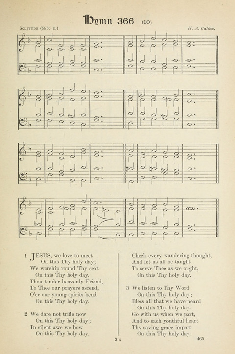 The Scottish Hymnal: (Appendix incorporated) with tunes for use in churches page 467