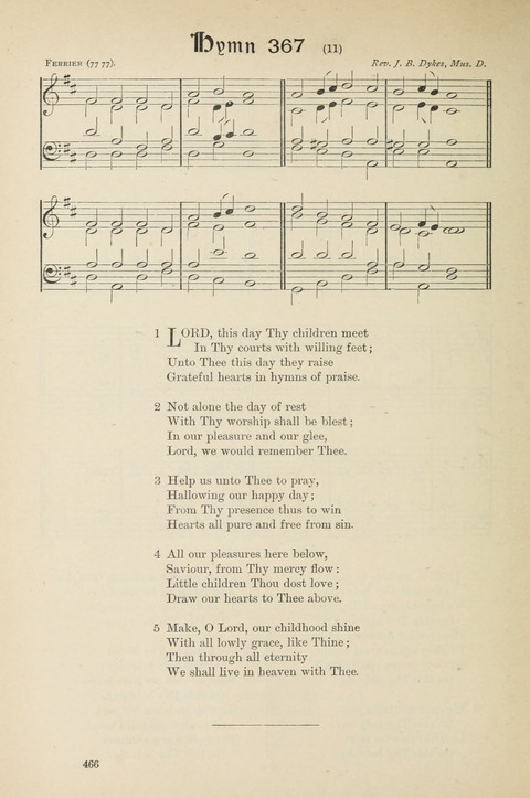 The Scottish Hymnal: (Appendix incorporated) with tunes for use in churches page 468