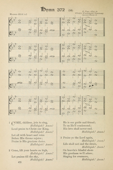 The Scottish Hymnal: (Appendix incorporated) with tunes for use in churches page 474