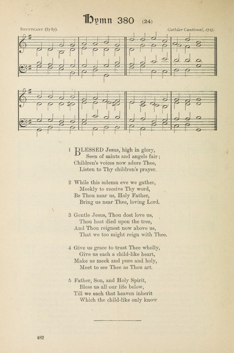The Scottish Hymnal: (Appendix incorporated) with tunes for use in churches page 484