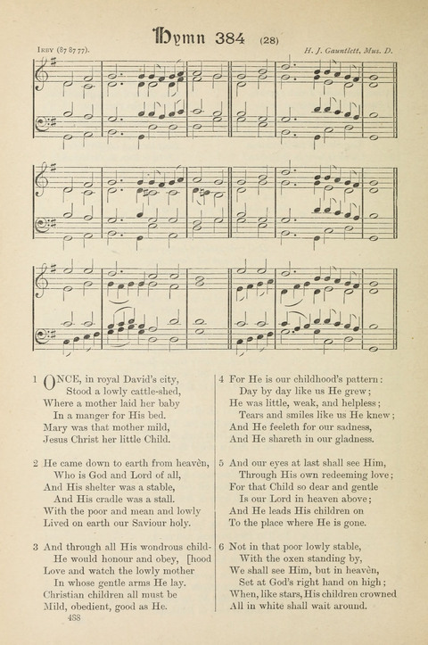 The Scottish Hymnal: (Appendix incorporated) with tunes for use in churches page 490