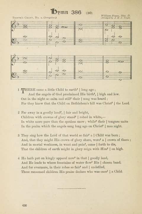 The Scottish Hymnal: (Appendix incorporated) with tunes for use in churches page 492