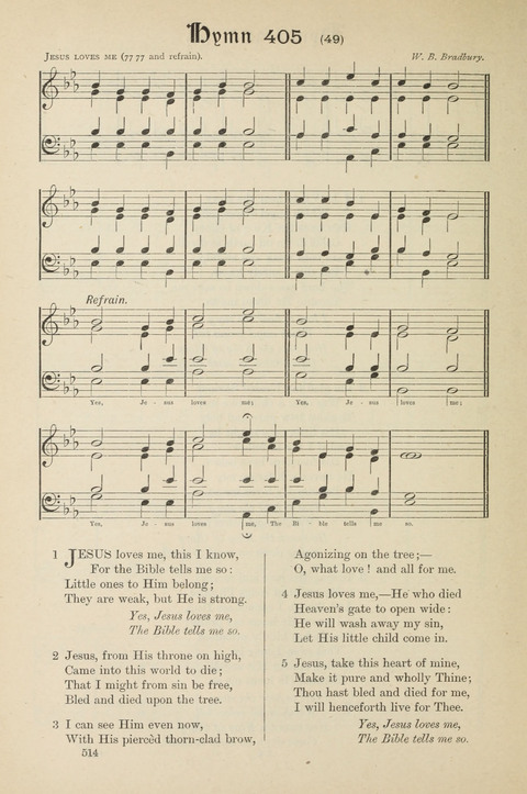 The Scottish Hymnal: (Appendix incorporated) with tunes for use in churches page 516