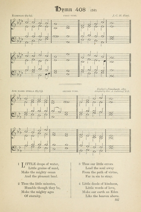 The Scottish Hymnal: (Appendix incorporated) with tunes for use in churches page 519