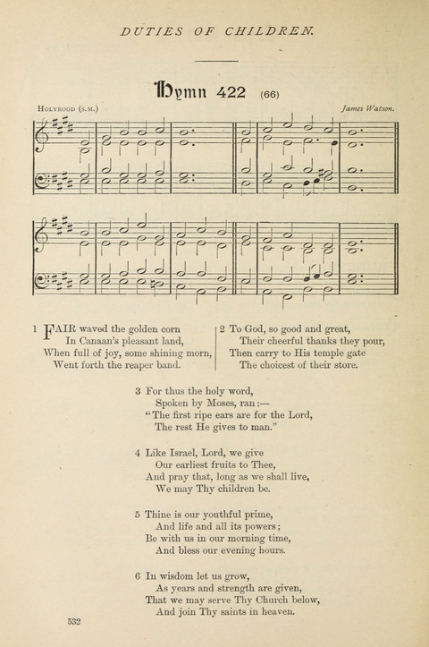 The Scottish Hymnal: (Appendix incorporated) with tunes for use in churches page 534