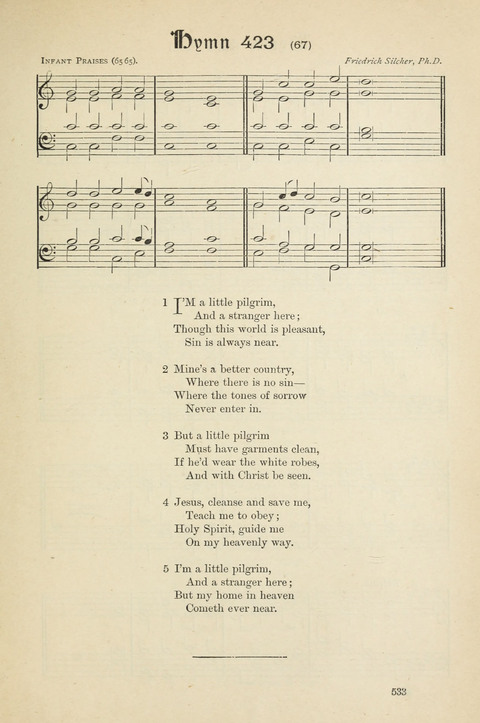 The Scottish Hymnal: (Appendix incorporated) with tunes for use in churches page 535