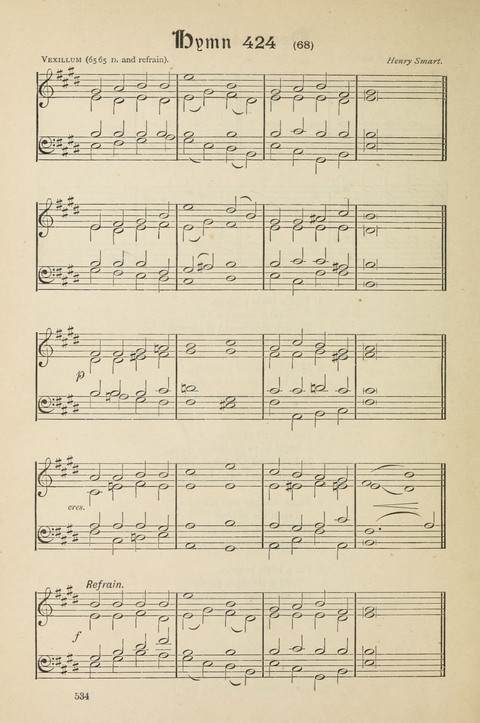 The Scottish Hymnal: (Appendix incorporated) with tunes for use in churches page 536