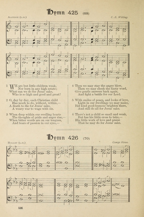 The Scottish Hymnal: (Appendix incorporated) with tunes for use in churches page 538