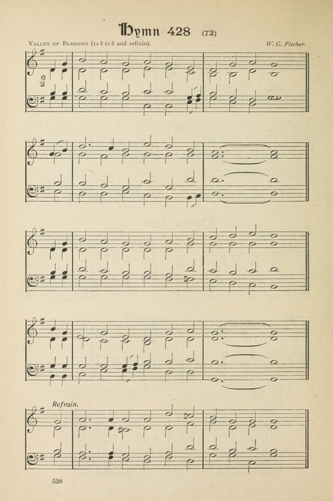 The Scottish Hymnal: (Appendix incorporated) with tunes for use in churches page 540