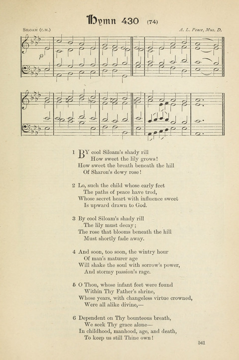 The Scottish Hymnal: (Appendix incorporated) with tunes for use in churches page 543