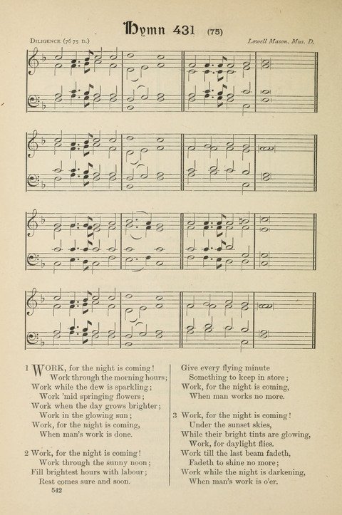 The Scottish Hymnal: (Appendix incorporated) with tunes for use in churches page 544