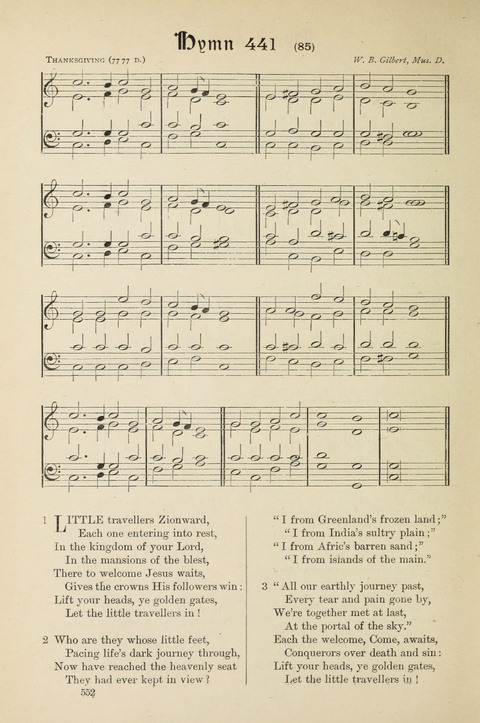 The Scottish Hymnal: (Appendix incorporated) with tunes for use in churches page 554