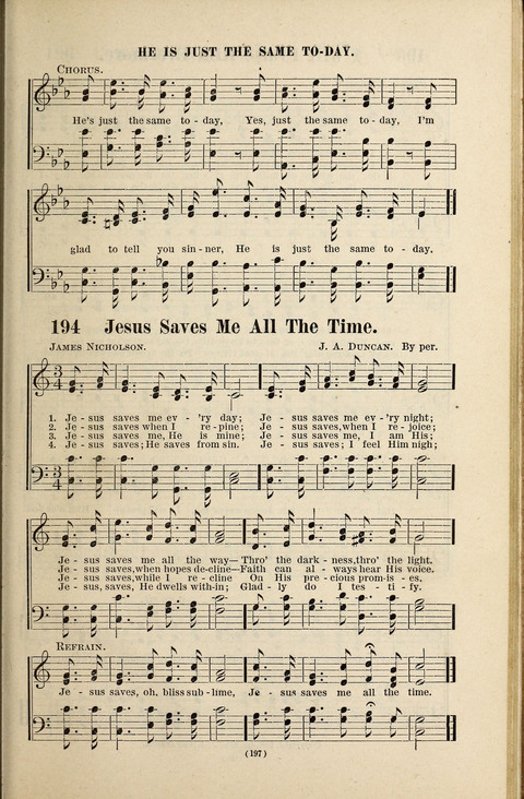 Songs of Joy and Gladness No. 2 page 197