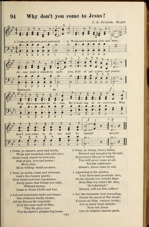 Songs of Joy and Gladness No. 2 page 95