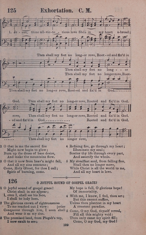 Songs of Joy and Gladness with Supplement page 109
