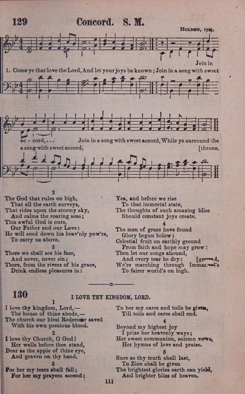 Songs of Joy and Gladness with Supplement page 111