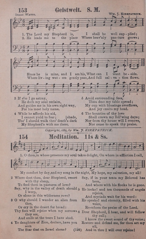 Songs of Joy and Gladness with Supplement page 126