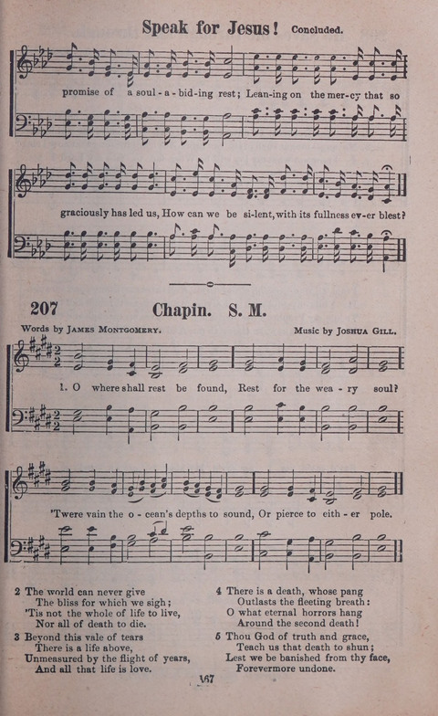 Songs of Joy and Gladness with Supplement page 165