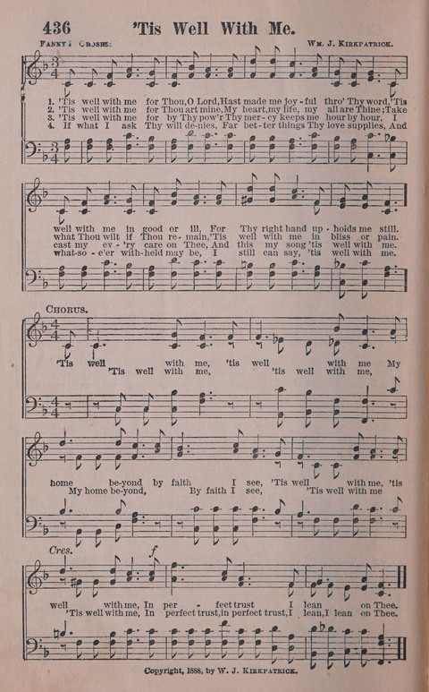Songs of Joy and Gladness with Supplement page 304