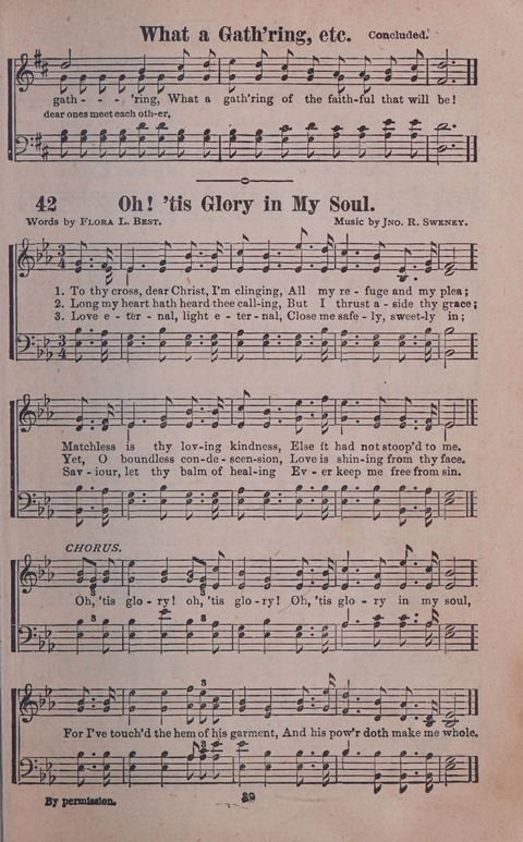 Songs of Joy and Gladness with Supplement page 39