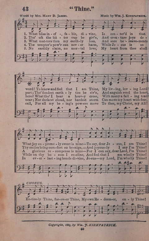 Songs of Joy and Gladness with Supplement page 40