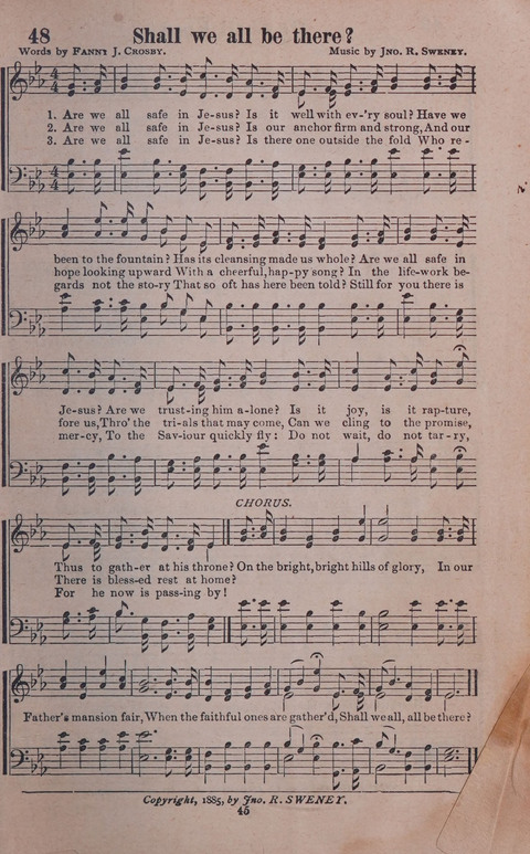 Songs of Joy and Gladness with Supplement page 45