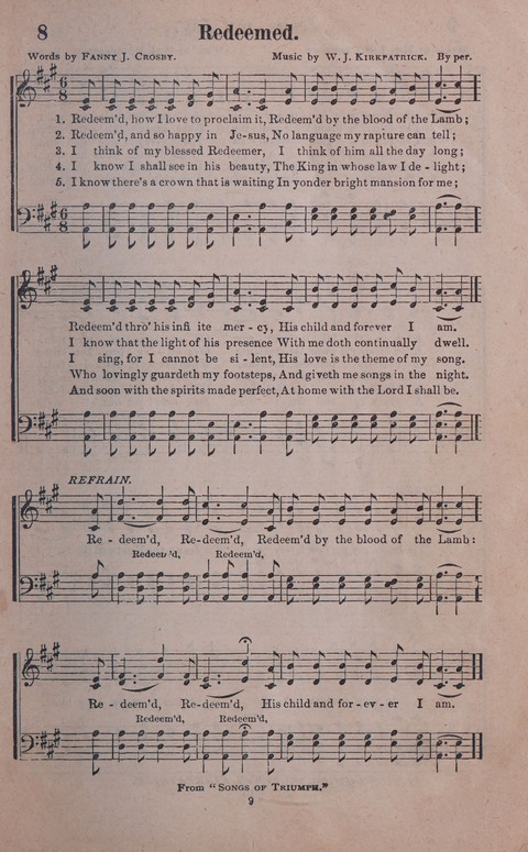 Songs of Joy and Gladness with Supplement page 7