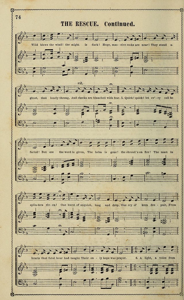 Sparkling Jewels for the Sunday School: a new collection of choice music page 74