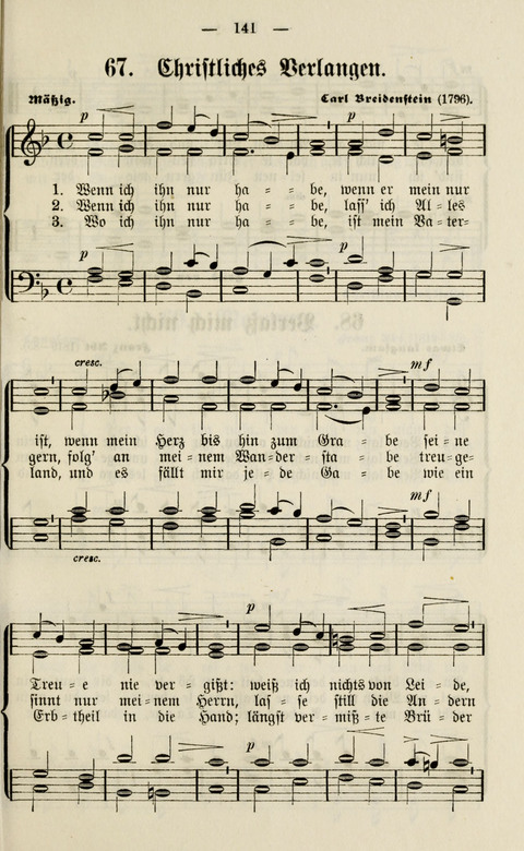 Sammlung Kirchlicher Lieder: für den Gemischten Chor. Liederbuch für Kirche, Schule und Haus page 141
