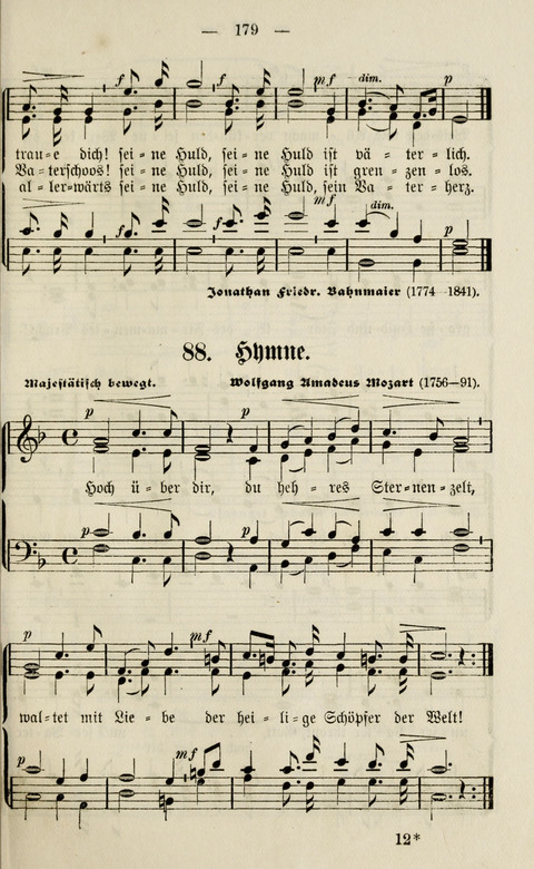 Sammlung Kirchlicher Lieder: für den Gemischten Chor. Liederbuch für Kirche, Schule und Haus page 179