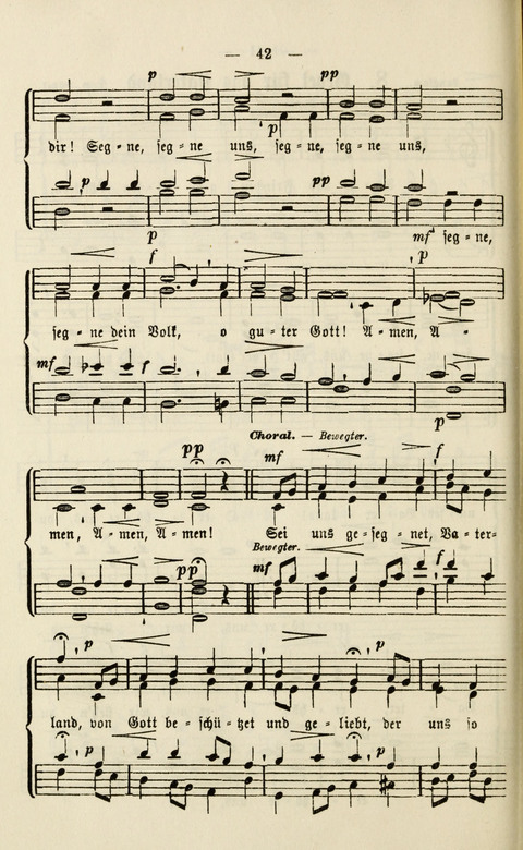Sammlung Kirchlicher Lieder: für den Gemischten Chor. Liederbuch für Kirche, Schule und Haus page 258