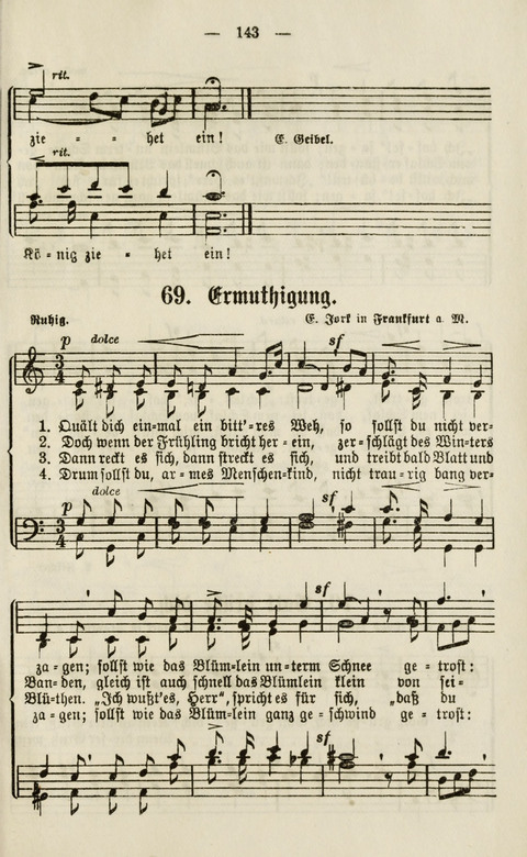 Sammlung Kirchlicher Lieder: für den Gemischten Chor. Liederbuch für Kirche, Schule und Haus page 593
